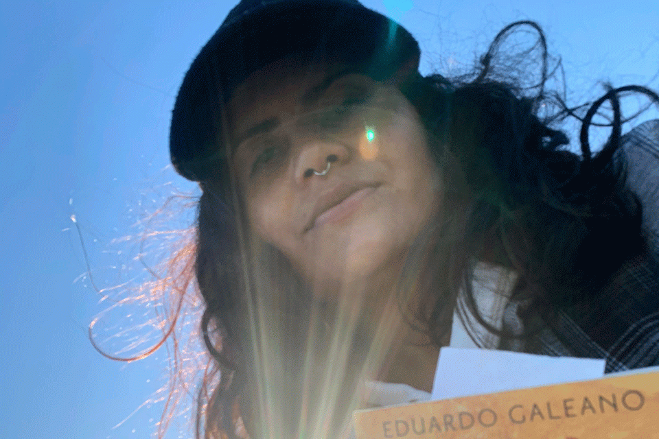 Eva Rios Alvarado, graduate of the library and information science degree program
