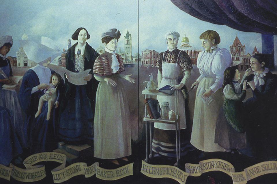 Notable Women of Boston mural